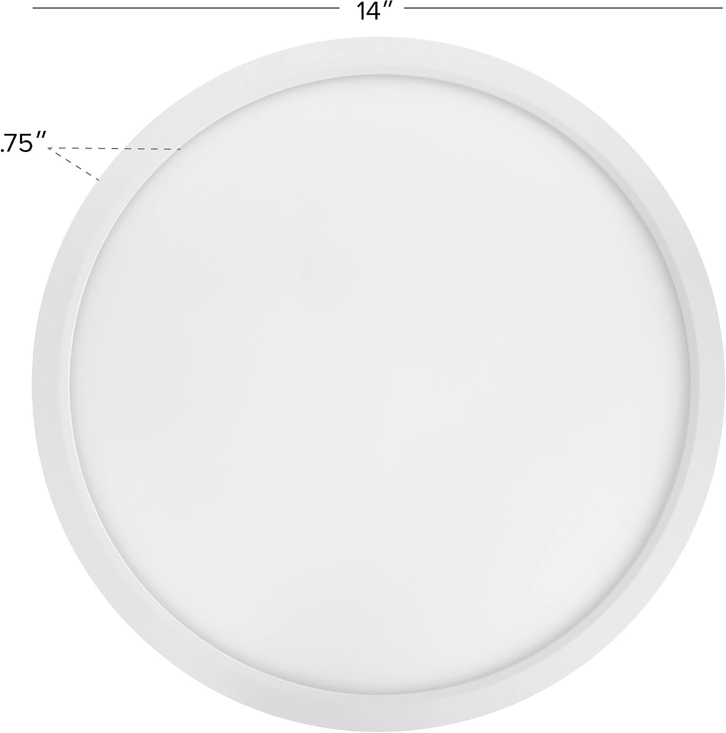 White LED Flush Mount Ceiling Light 5 CCT