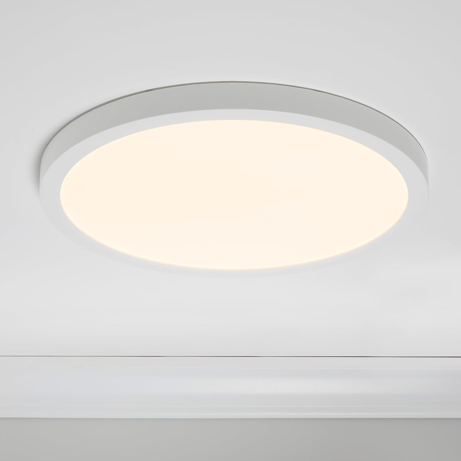 White LED Flush Mount Ceiling Light 5 CCT