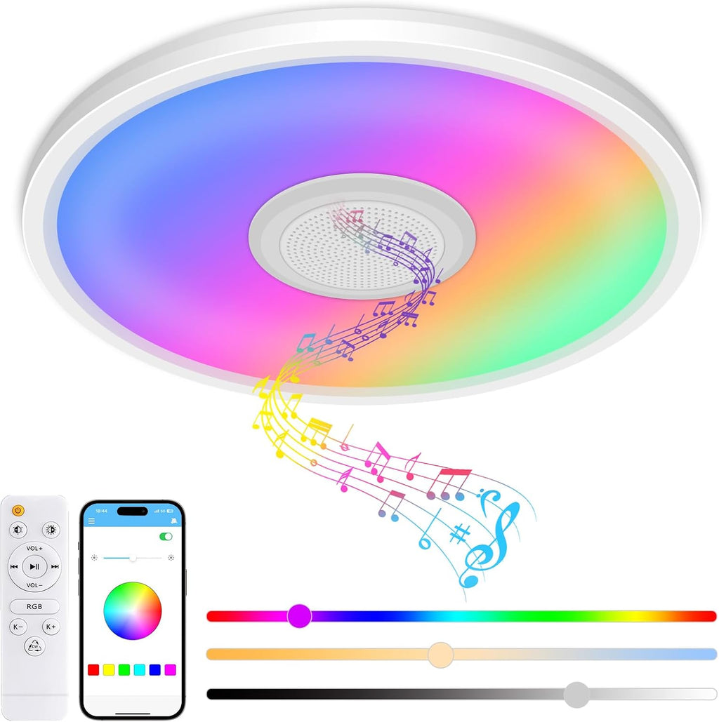 Ceiling Light Bluetooth Speaker 12 Inch
