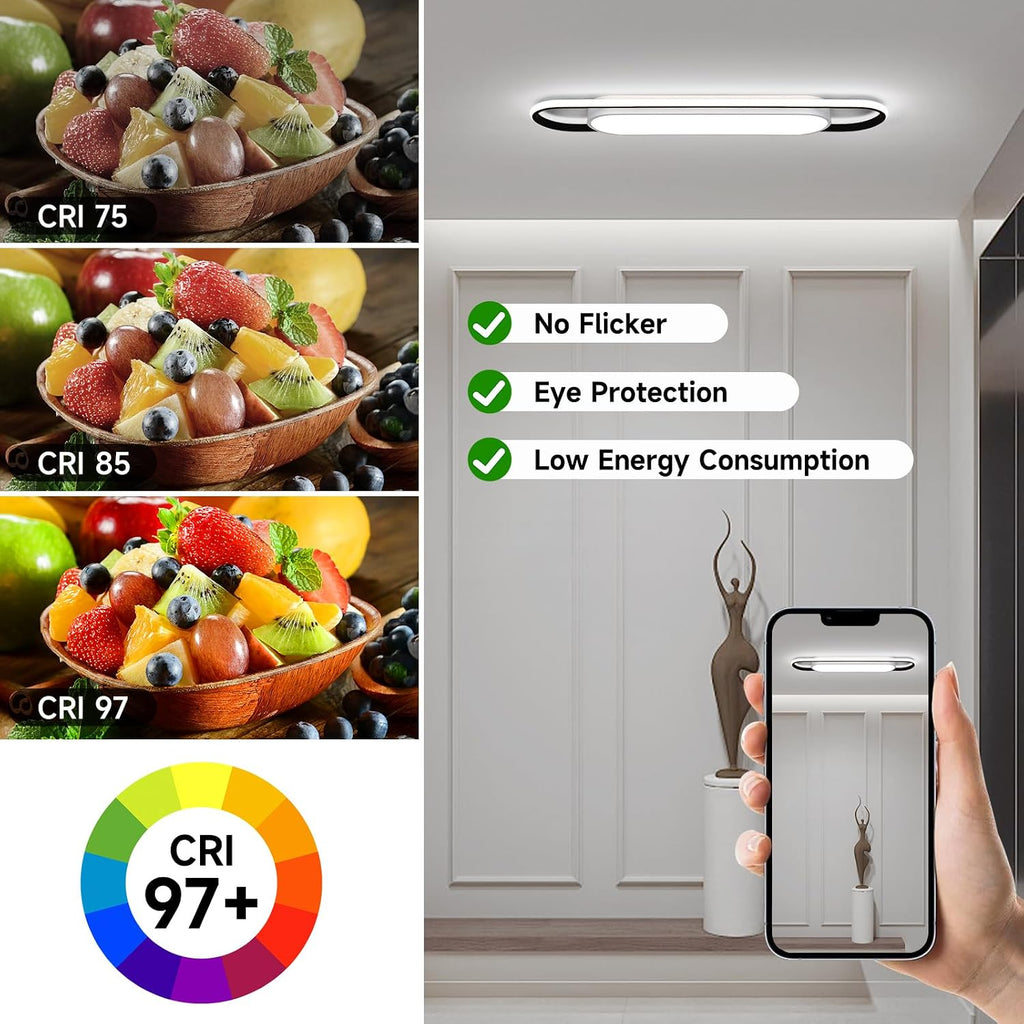 LED Linear Flush Mount Ceiling Light 50W