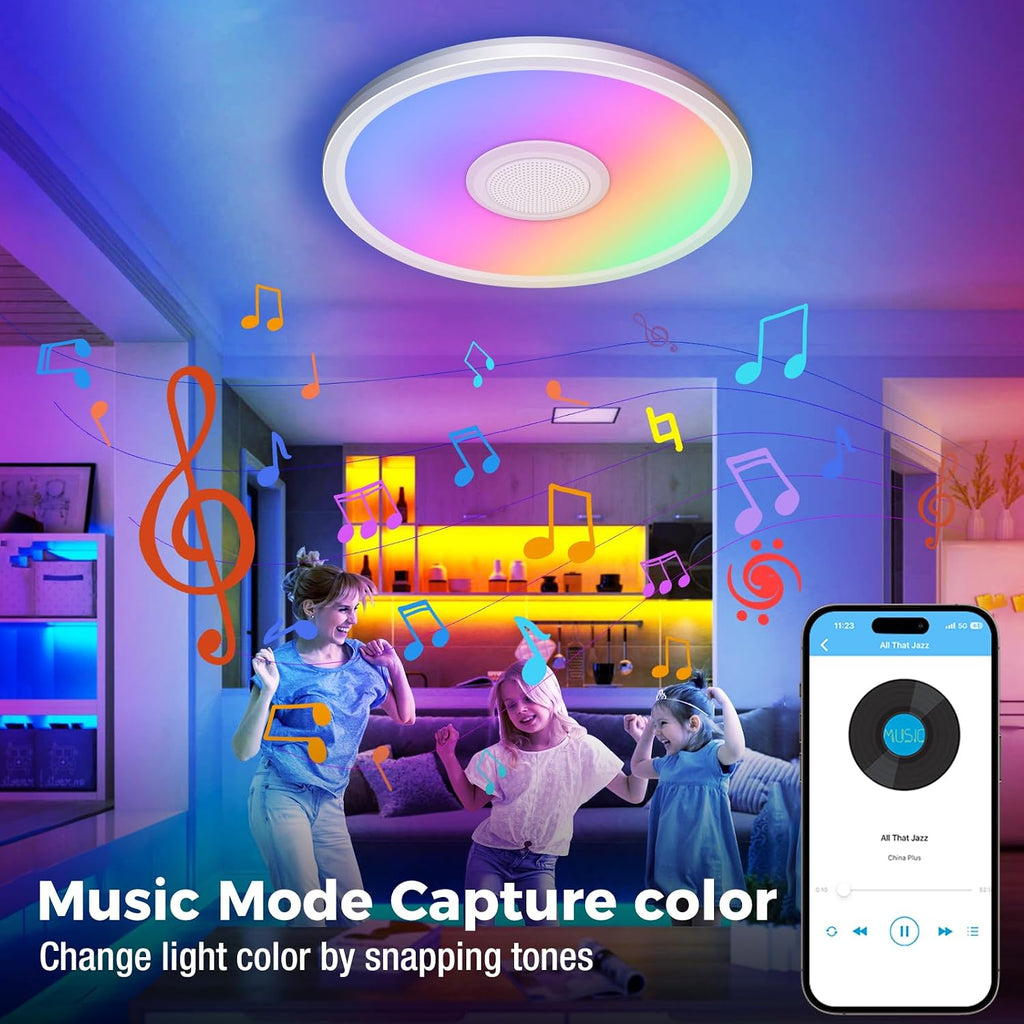 Ceiling Light Bluetooth Speaker 12 Inch