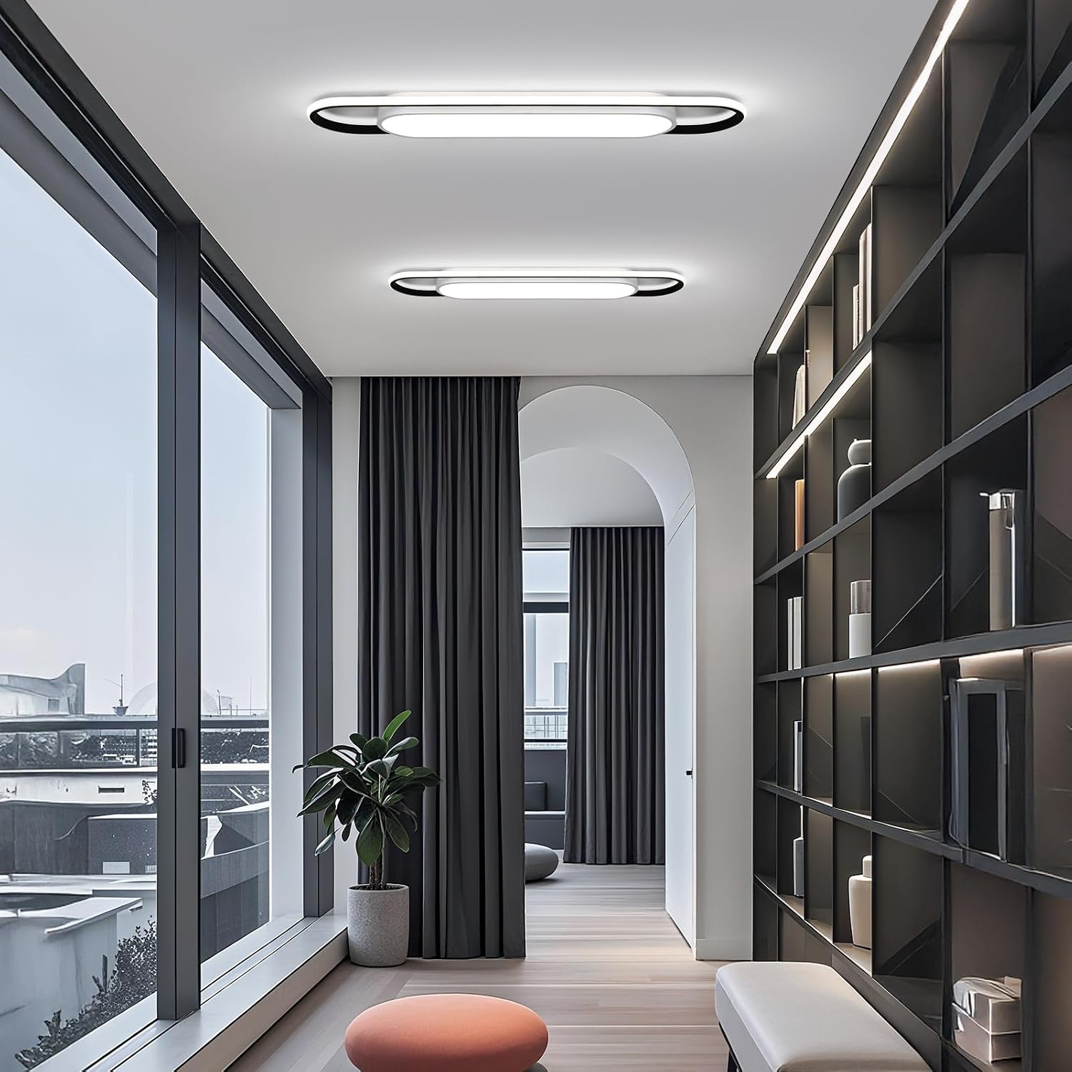 LED Linear Flush Mount Ceiling Light 50W