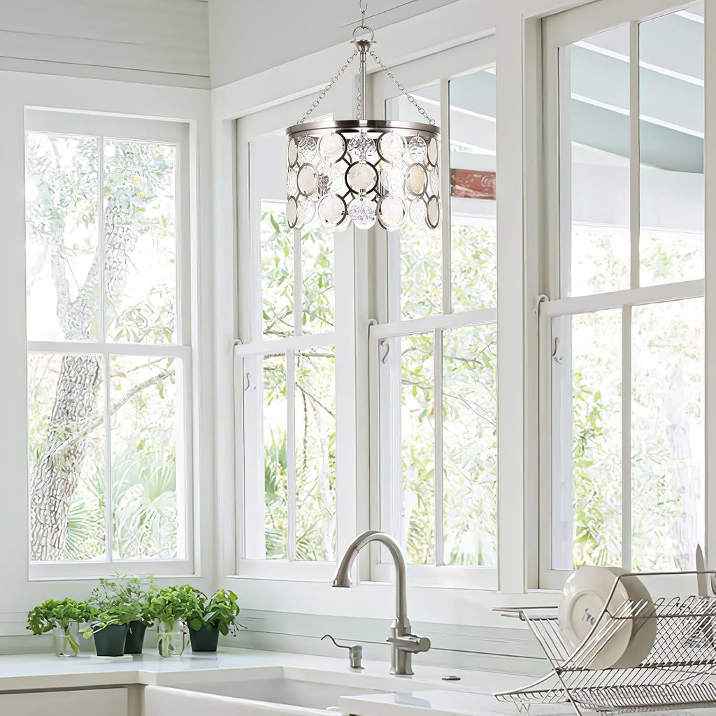 Home Estelle Coastal Pendant Light 18 Inch